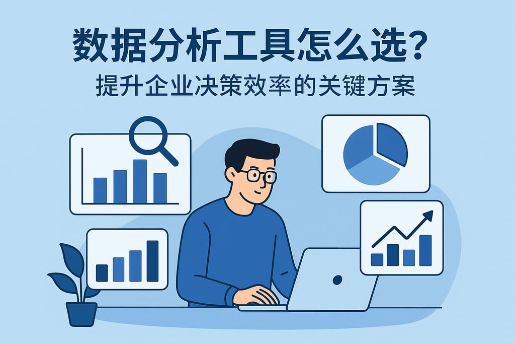 数据分析工具怎么选？提升企业决策效率的关键方案