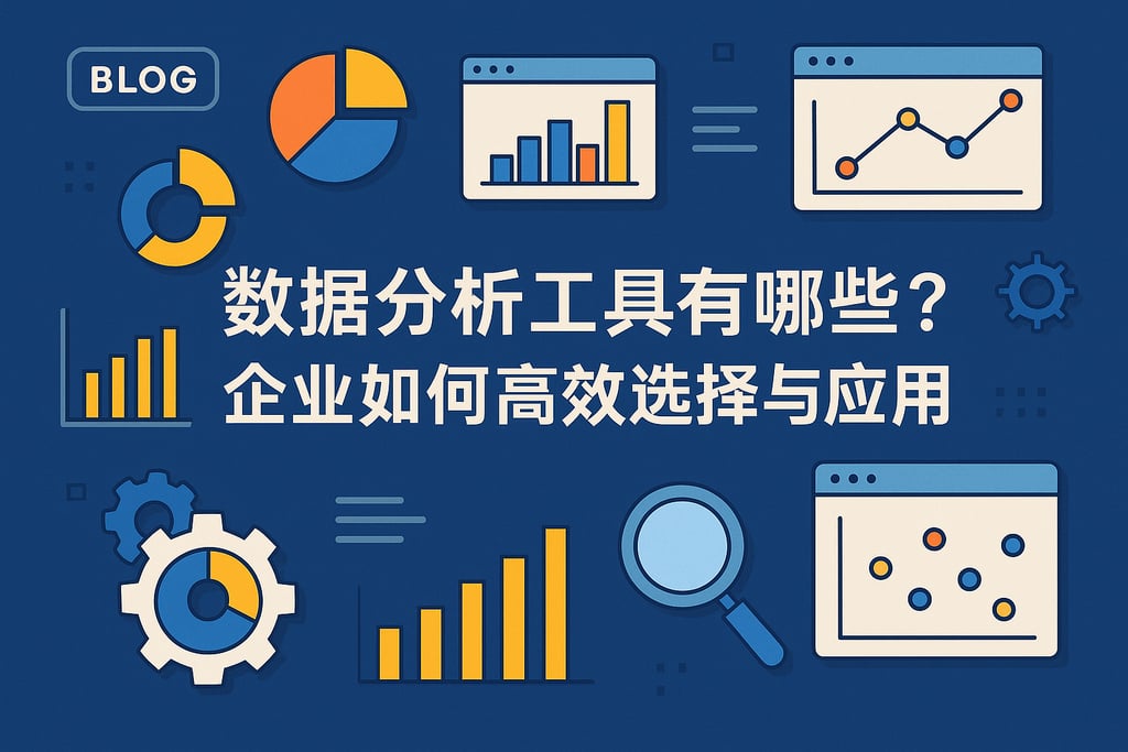 数据分析工具有哪些？企业如何高效选择与应用