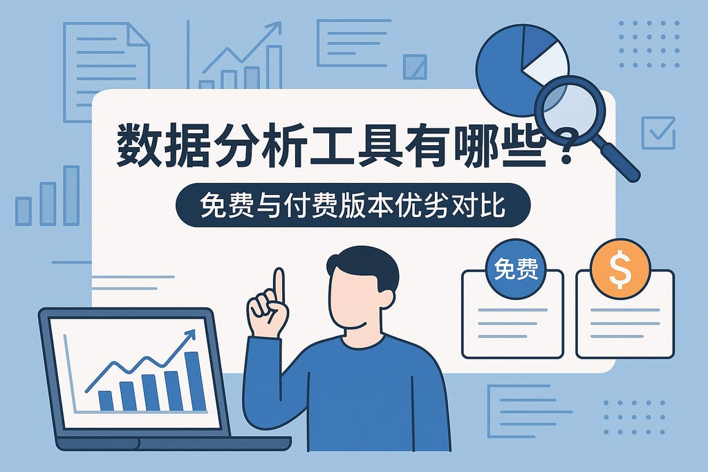 数据分析工具有哪些？免费与付费版本优劣对比