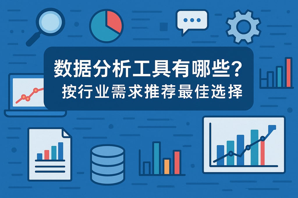 数据分析工具有哪些？按行业需求推荐最佳选择
