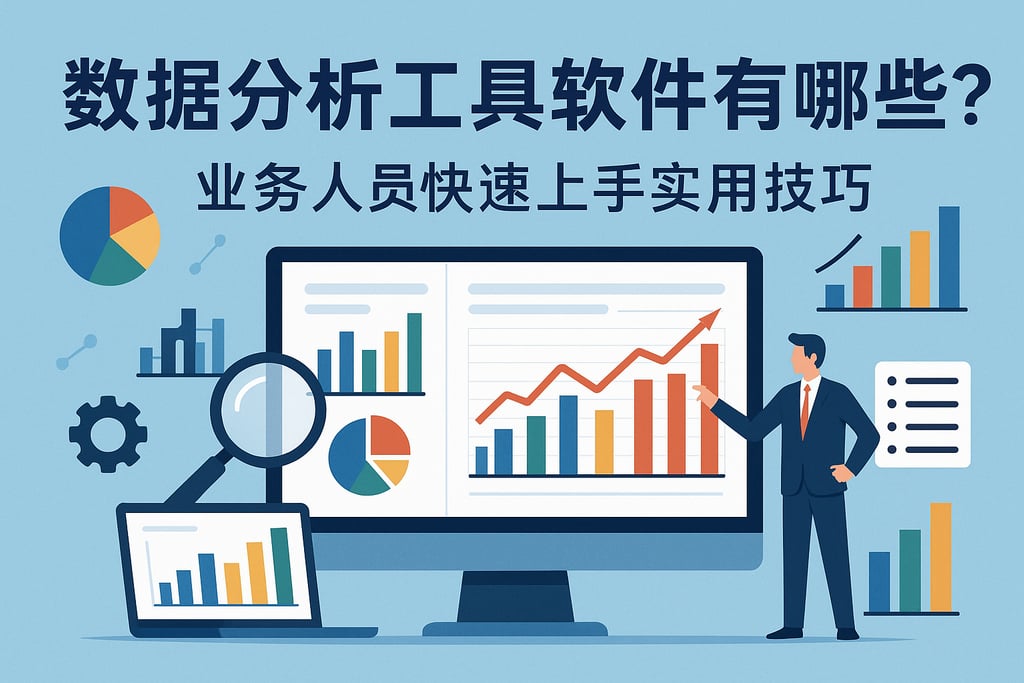 数据分析工具软件有哪些？业务人员快速上手实用技巧