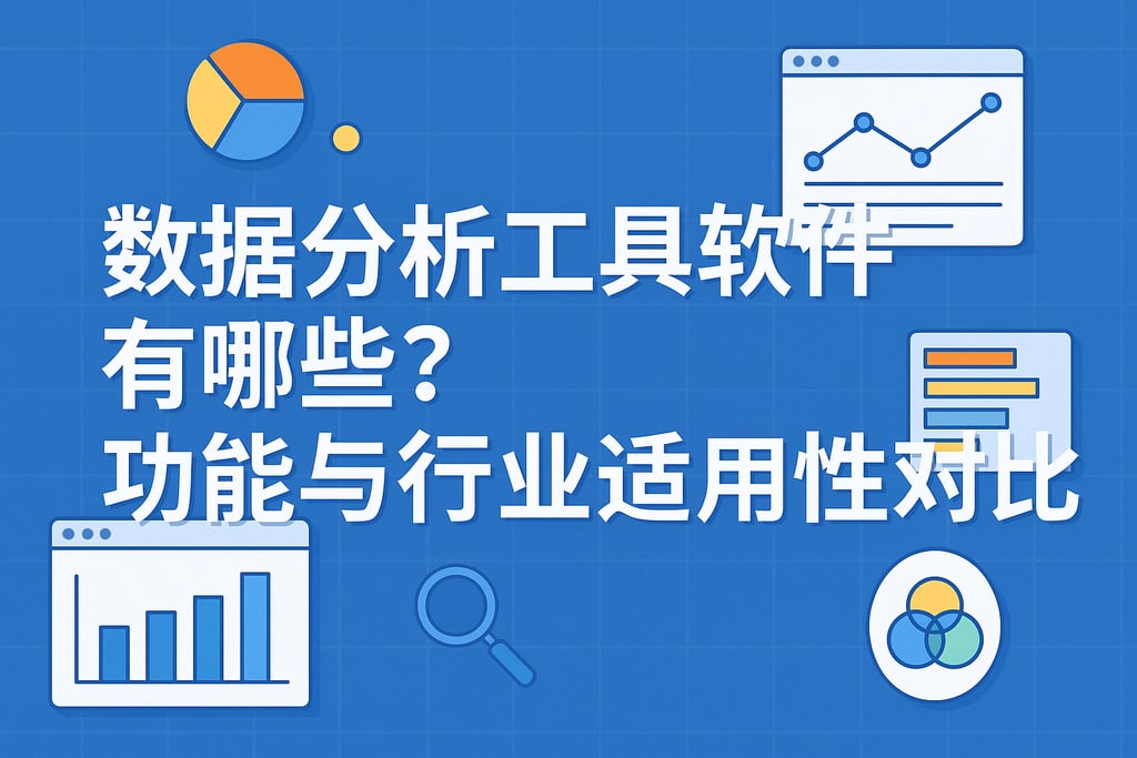 数据分析工具软件有哪些？功能与行业适用性对比