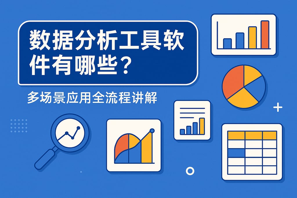 数据分析工具软件有哪些？多场景应用全流程讲解