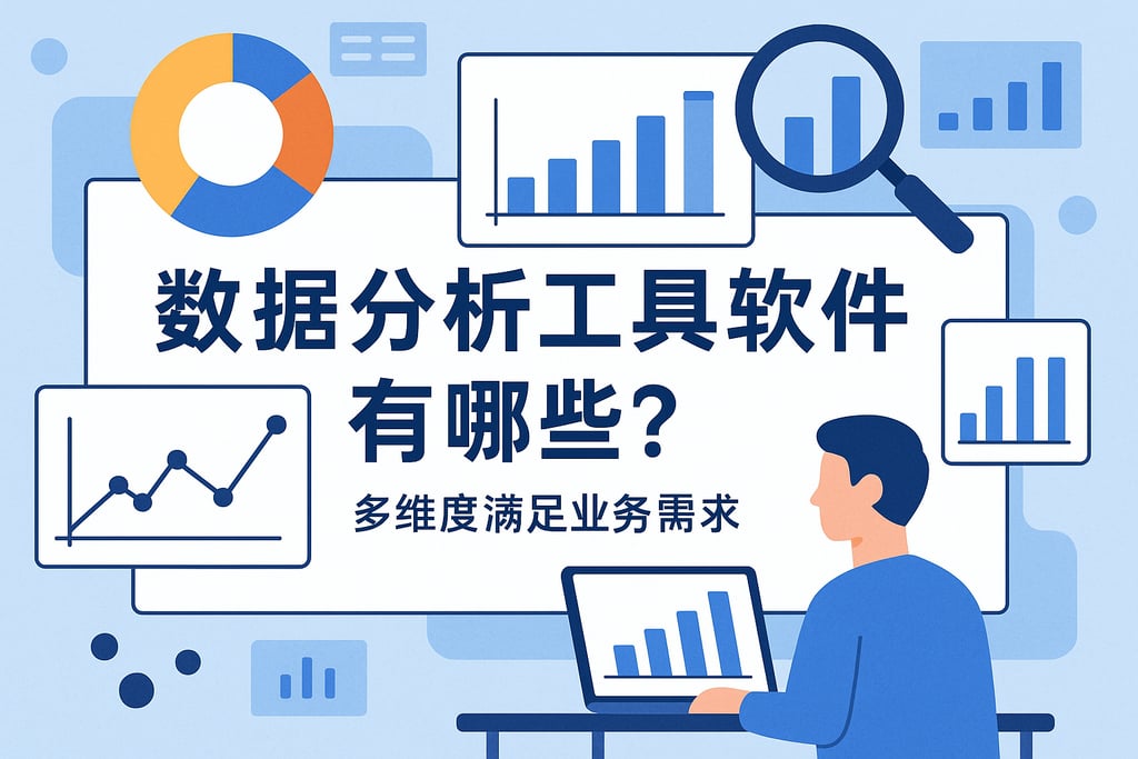 数据分析工具软件有哪些？多维度满足业务需求