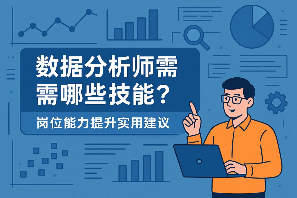 数据分析师需要哪些技能？岗位能力提升实用建议