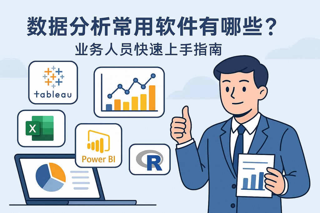 数据分析常用软件有哪些？业务人员快速上手指南