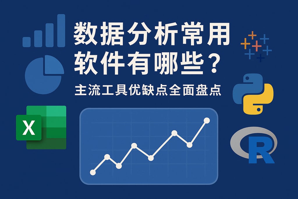 数据分析常用软件有哪些？主流工具优缺点全面盘点