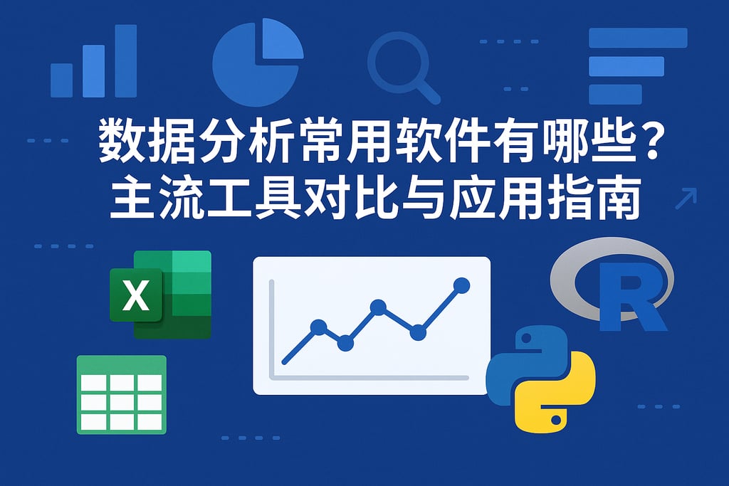 数据分析常用软件有哪些？主流工具对比与应用指南
