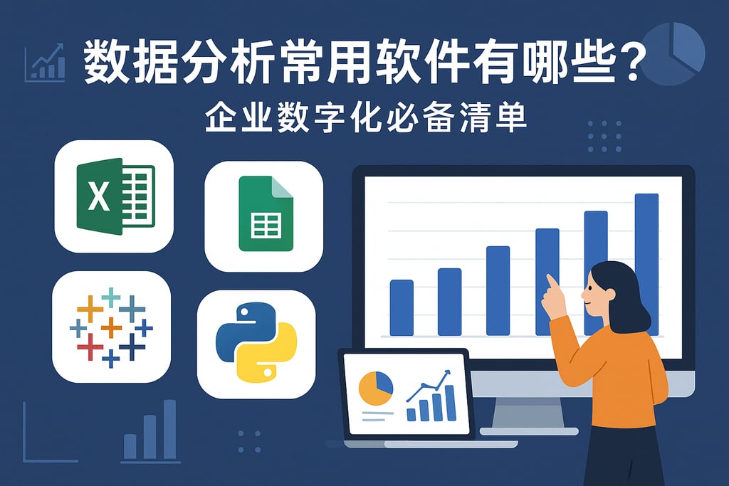 数据分析常用软件有哪些？企业数字化必备清单