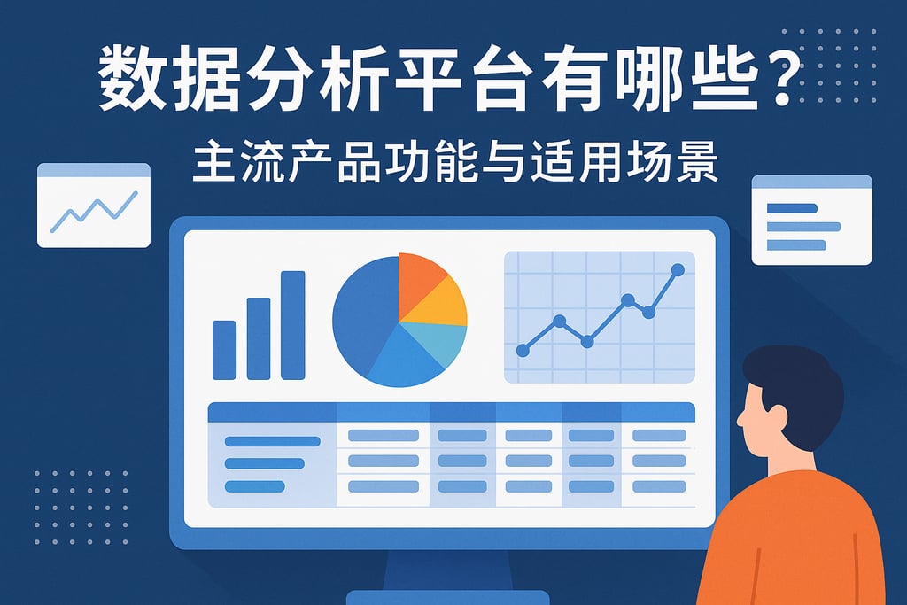 数据分析平台有哪些？主流产品功能与适用场景