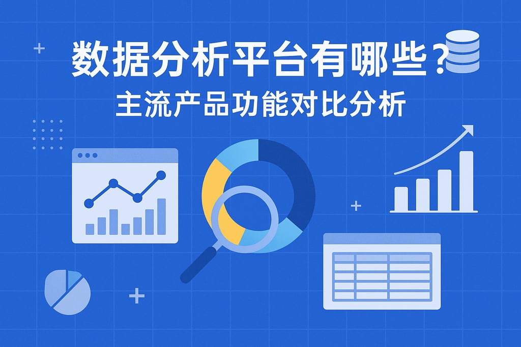 数据分析平台有哪些？主流产品功能对比分析
