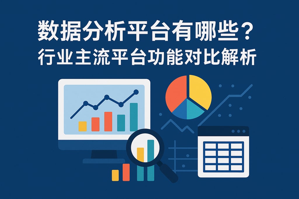 数据分析平台有哪些？行业主流平台功能对比解析