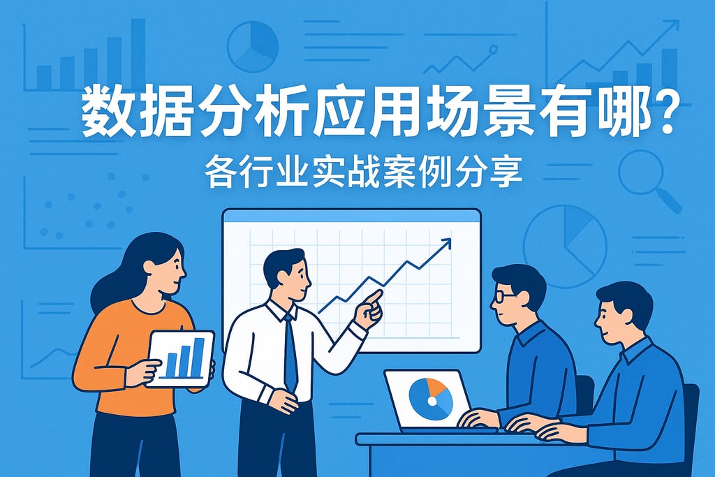 数据分析应用场景有哪些？各行业实战案例分享
