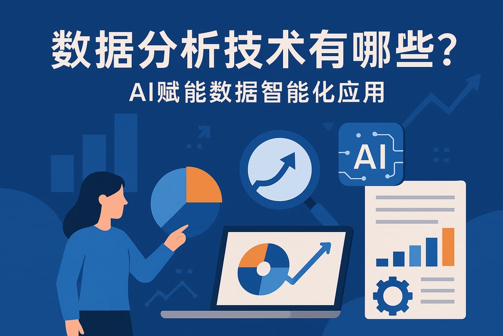 数据分析技术有哪些？AI赋能数据智能化应用