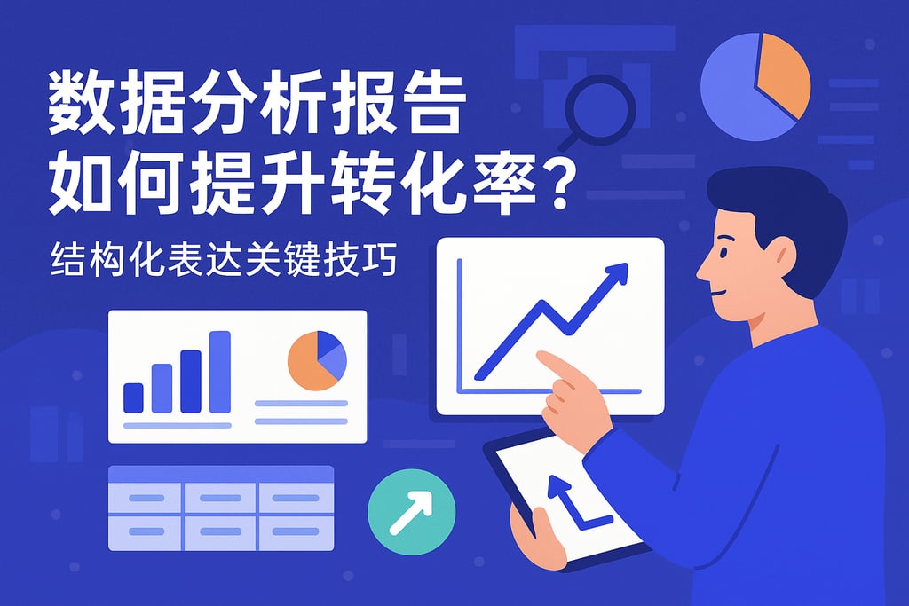 数据分析报告如何提升转化率？结构化表达关键技巧