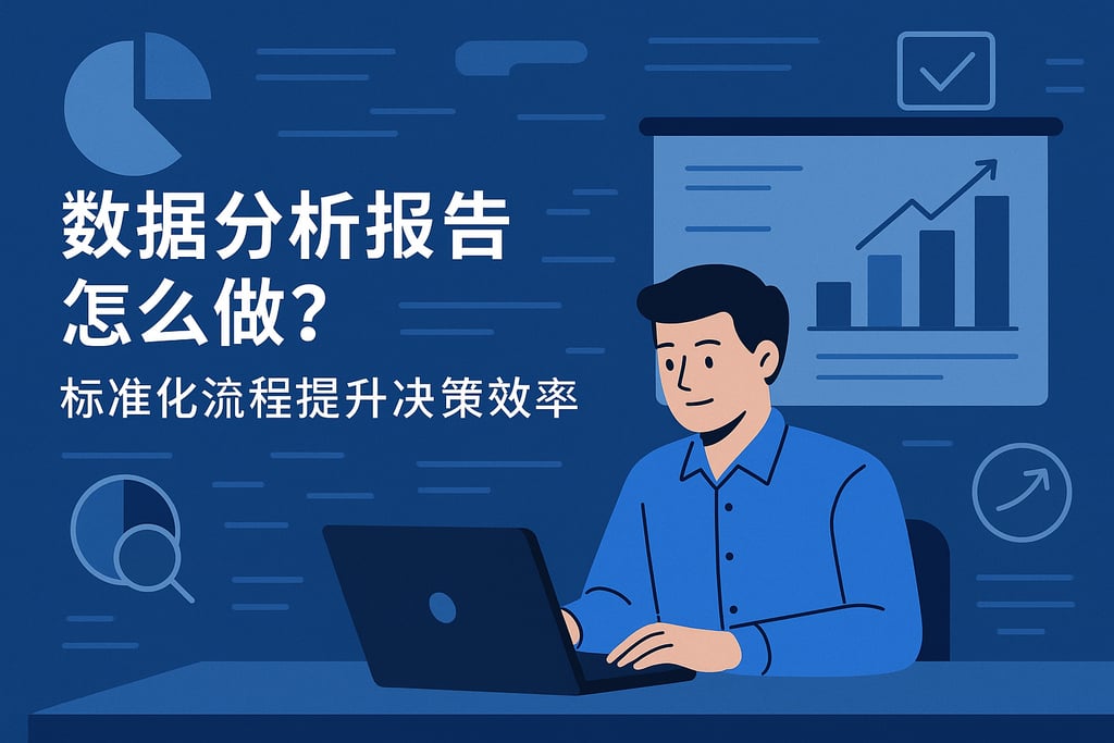 数据分析报告怎么做？标准化流程提升决策效率