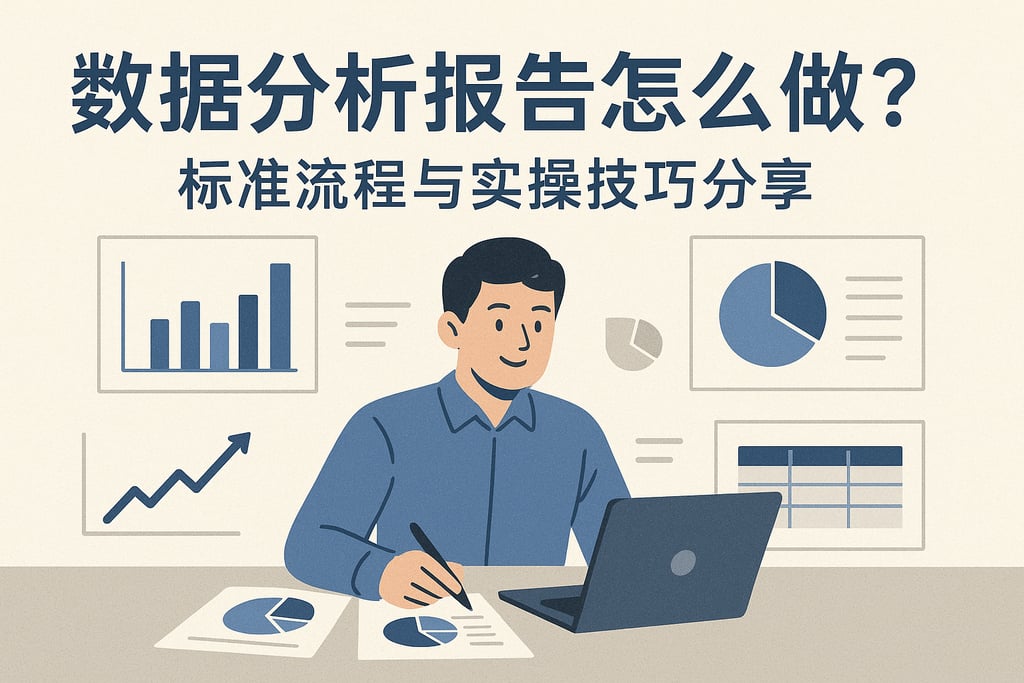 数据分析报告怎么做？标准流程与实操技巧分享