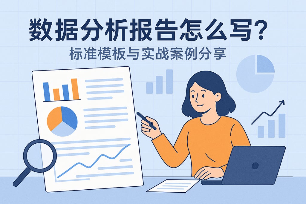数据分析报告怎么写？标准模板与实战案例分享
