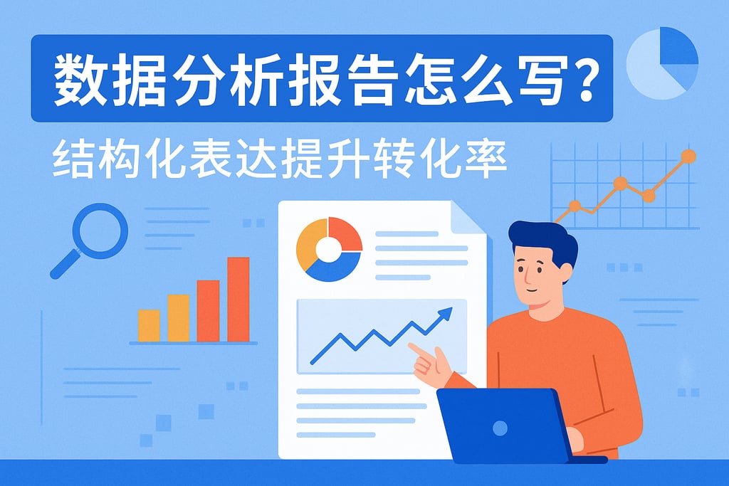 数据分析报告怎么写？结构化表达提升转化率