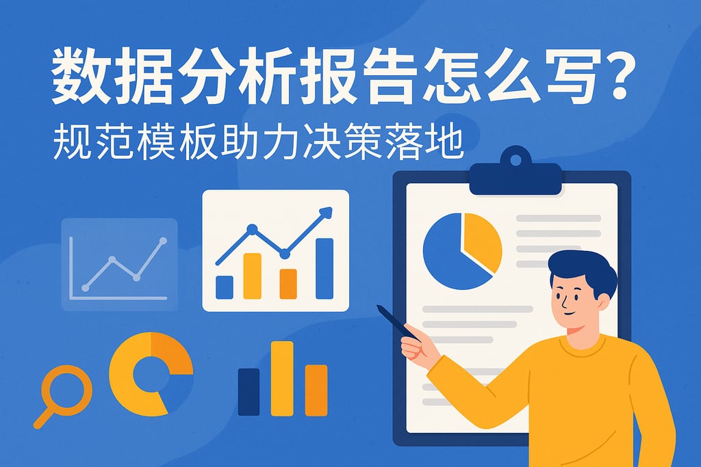 数据分析报告怎么写？规范模板助力决策落地