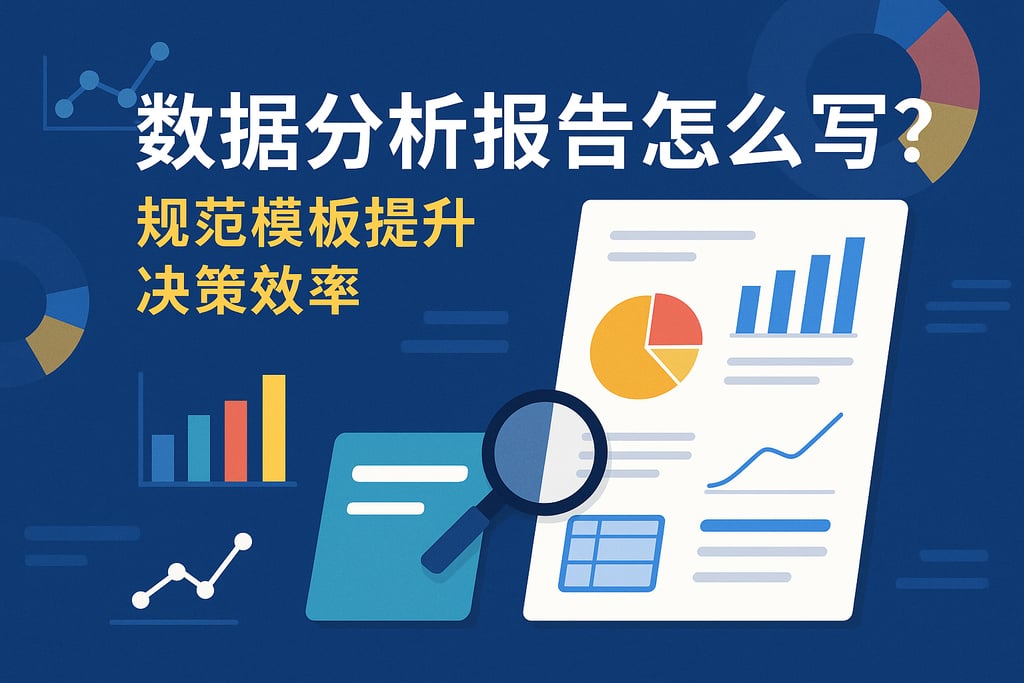 数据分析报告怎么写？规范模板提升决策效率