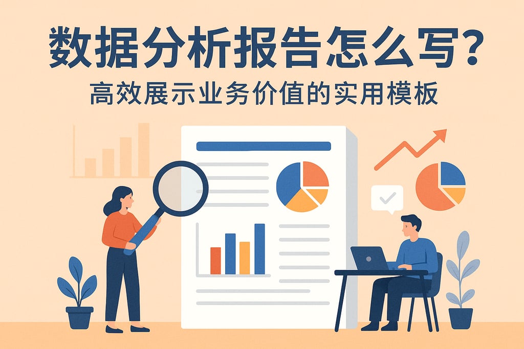 数据分析报告怎么写？高效展示业务价值的实用模板