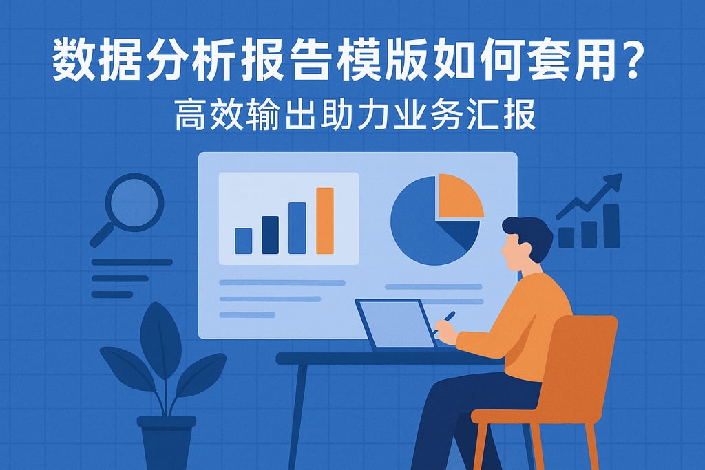 数据分析报告模板如何套用？高效输出助力业务汇报