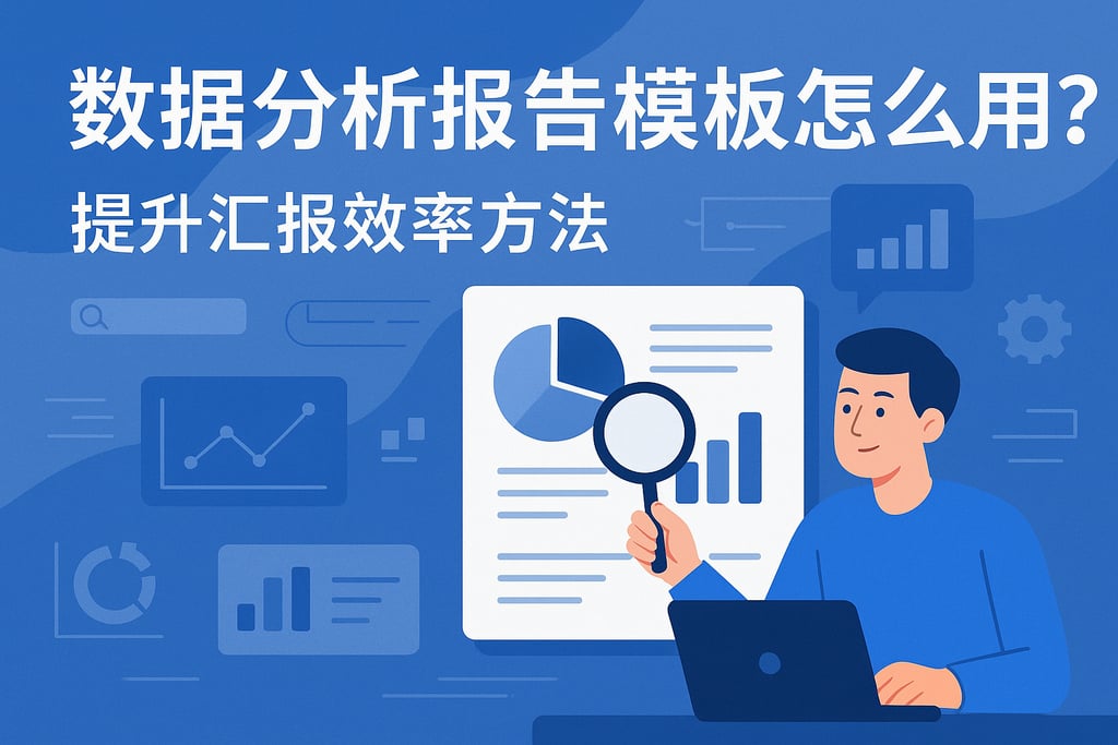 数据分析报告模板怎么用？提升汇报效率方法