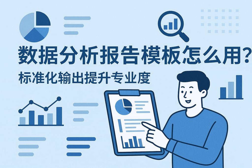 数据分析报告模板怎么用？标准化输出提升专业度
