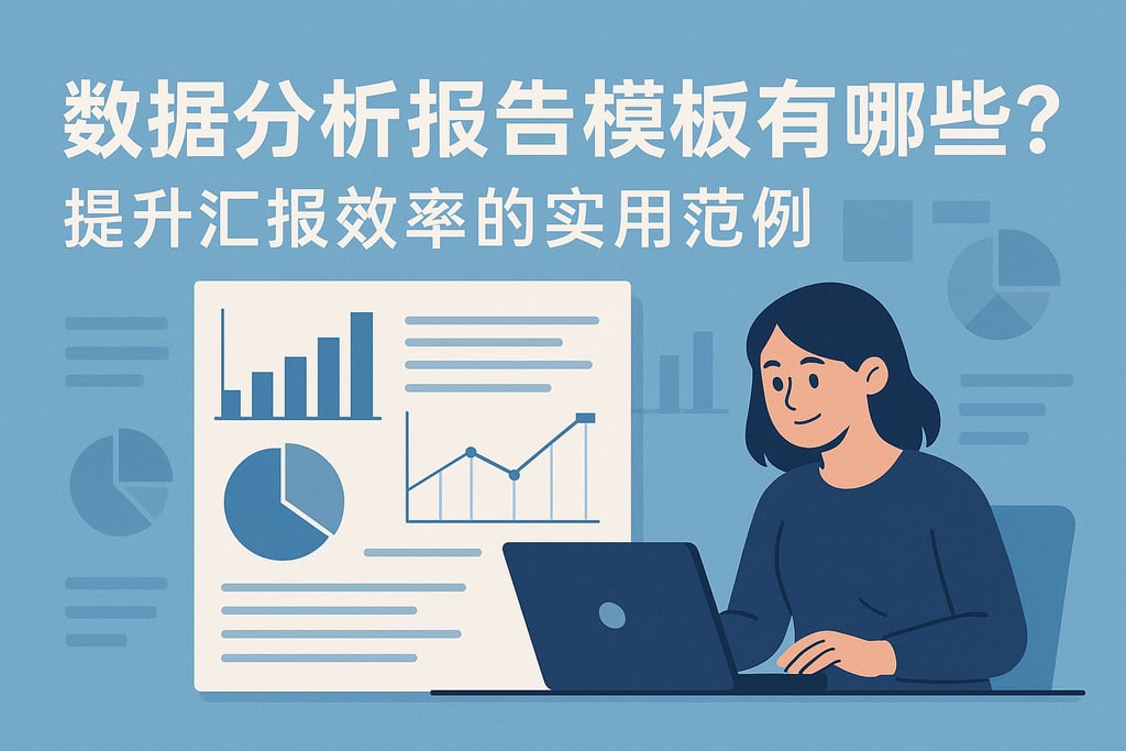 数据分析报告模板有哪些？提升汇报效率的实用范例