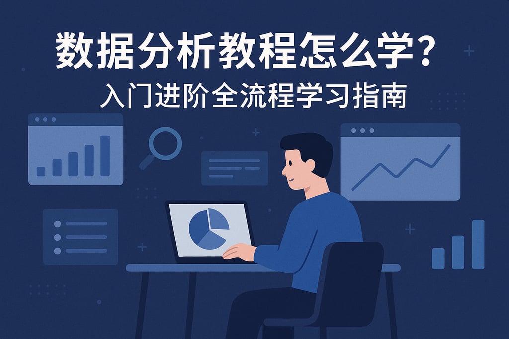 数据分析教程怎么学？入门进阶全流程学习指南