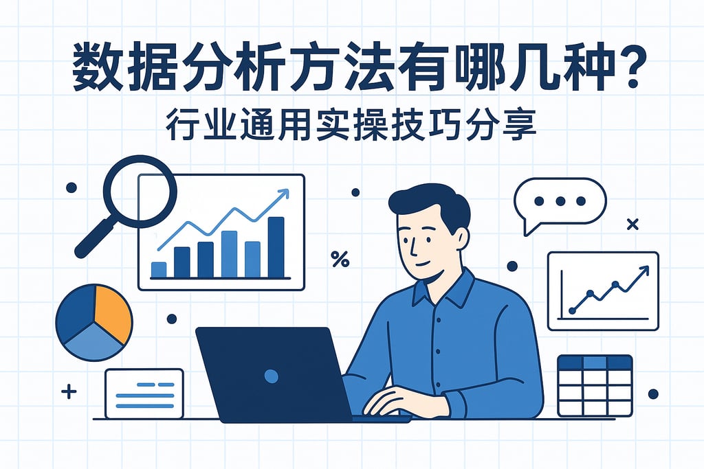 数据分析方法有哪几种？行业通用实操技巧分享