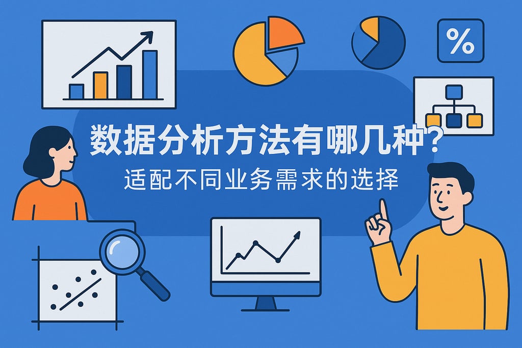 数据分析方法有哪几种？适配不同业务需求的选择