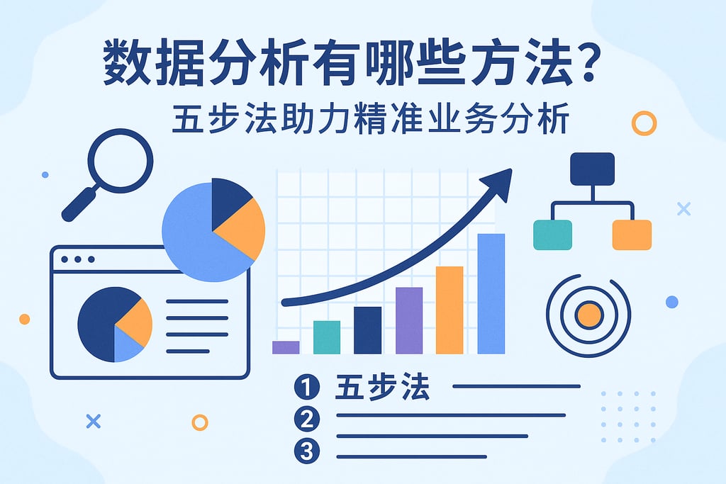 数据分析有哪些方法？五步法助力精准业务分析