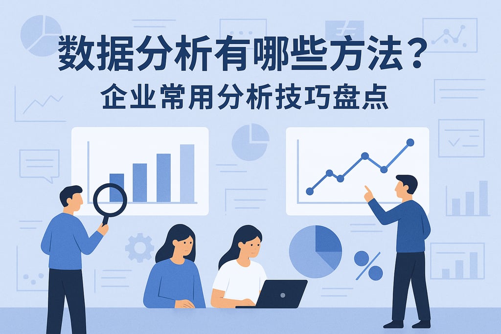 数据分析有哪些方法？企业常用分析技巧盘点
