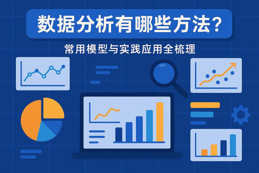 数据分析有哪些方法？常用模型与实践应用全梳理