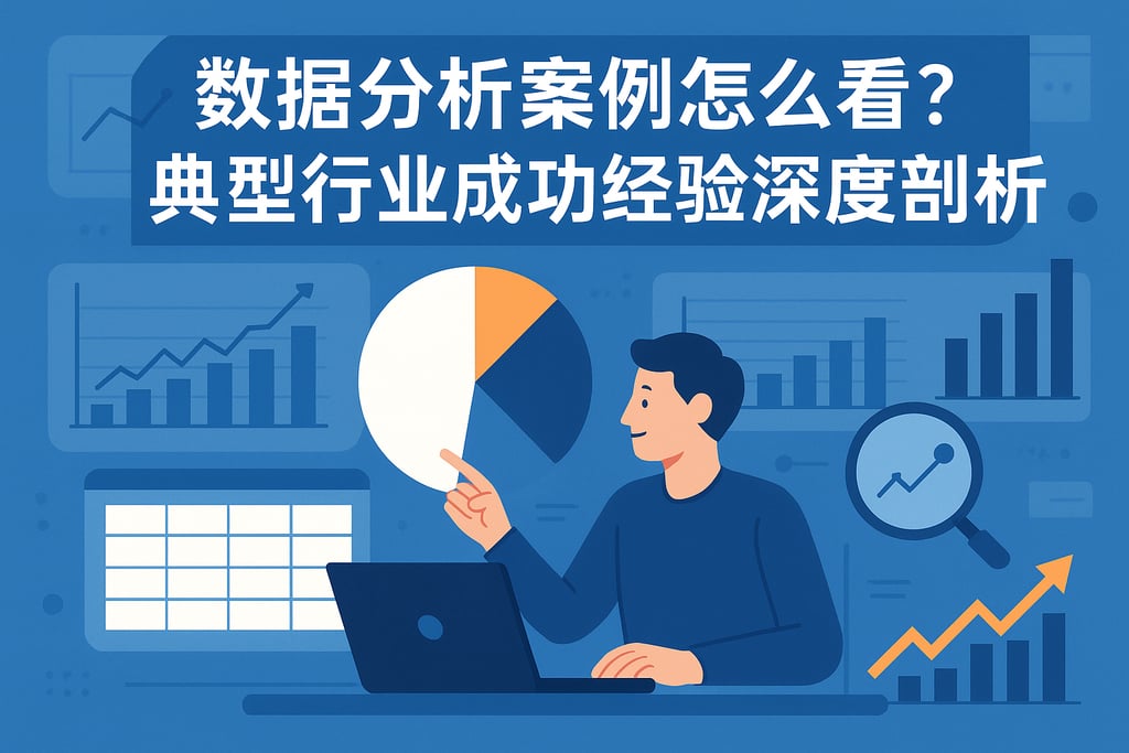 数据分析案例怎么看？典型行业成功经验深度剖析
