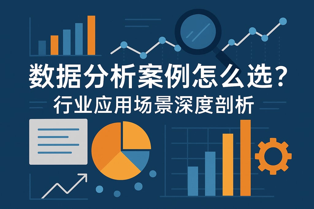 数据分析案例怎么选？行业应用场景深度剖析