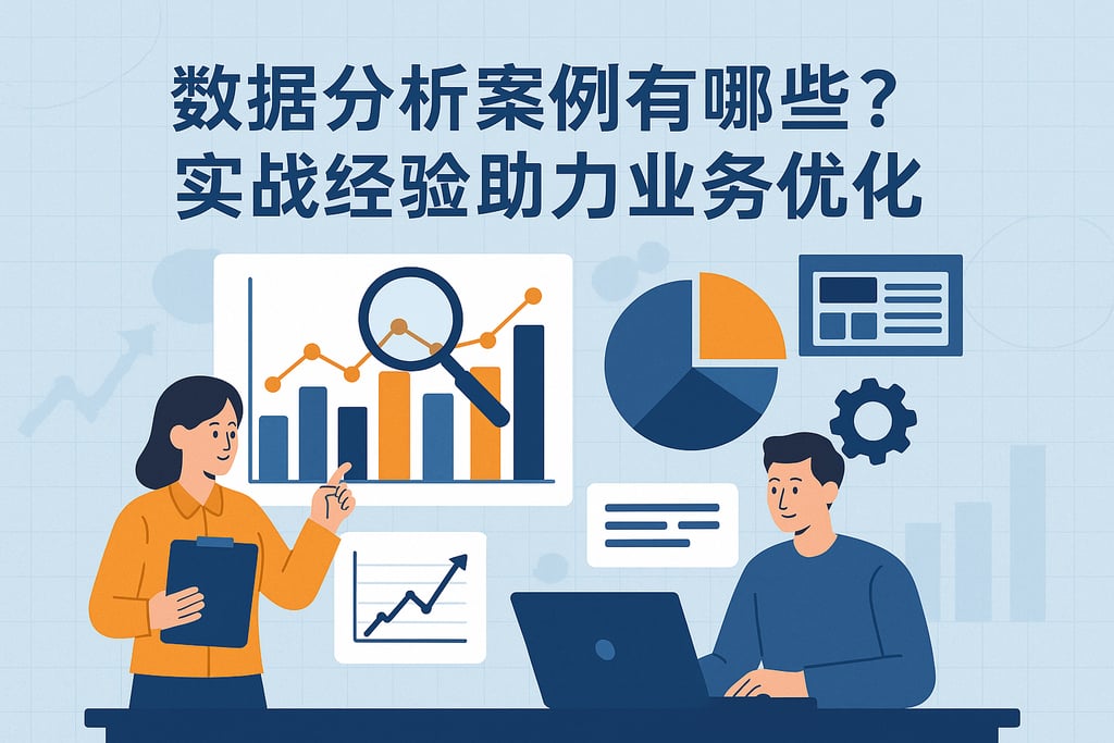 数据分析案例有哪些？实战经验助力业务优化