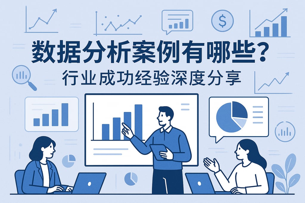 数据分析案例有哪些？行业成功经验深度分享