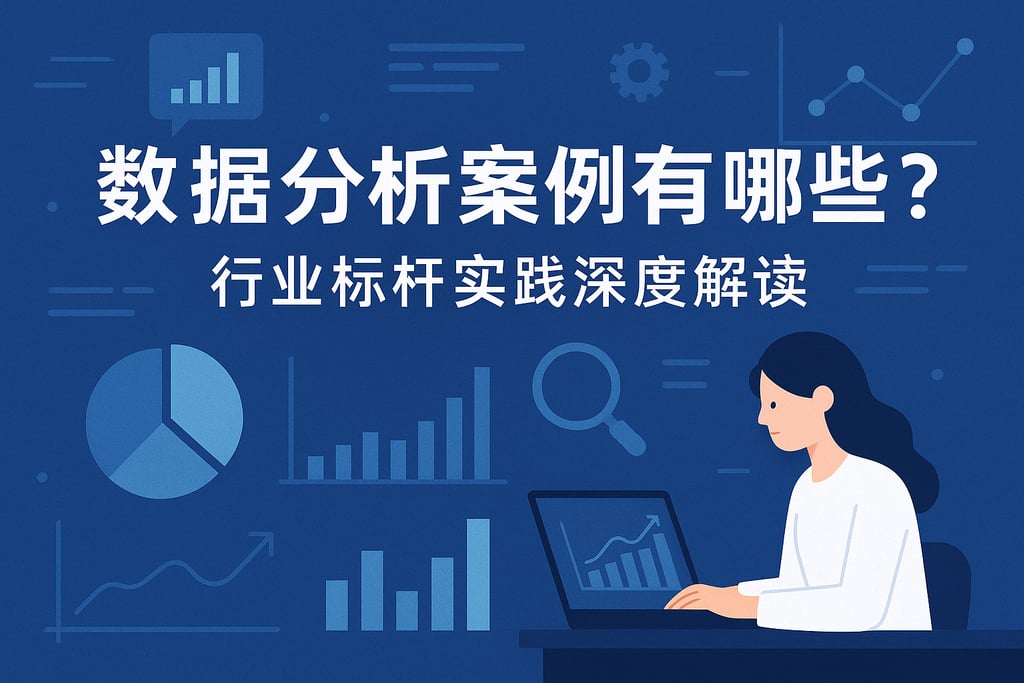 数据分析案例有哪些？行业标杆实践深度解读