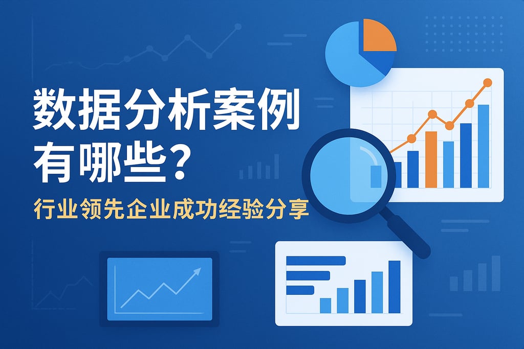 数据分析案例有哪些？行业领先企业成功经验分享