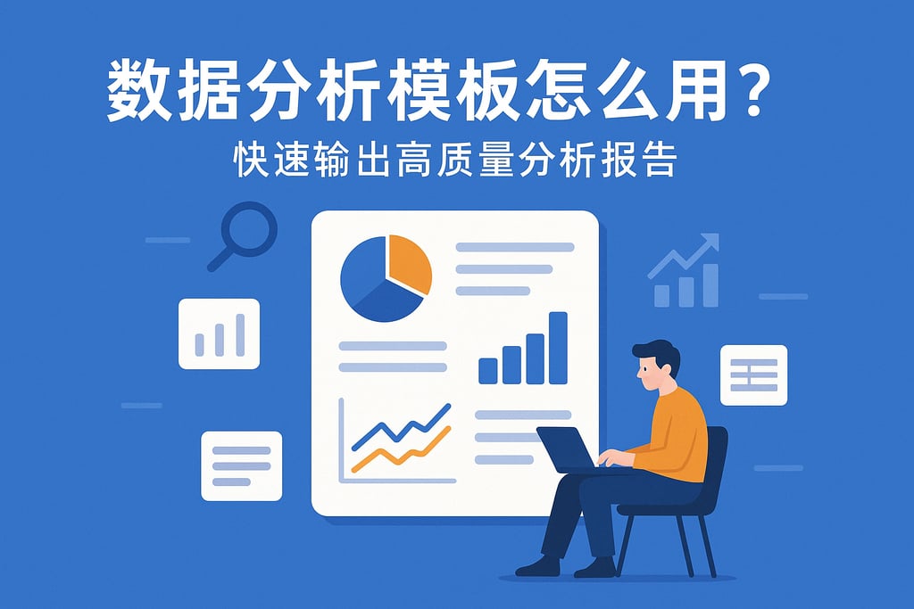 数据分析模板怎么用？快速输出高质量分析报告