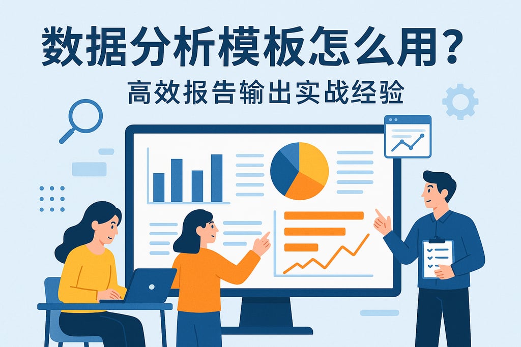 数据分析模板怎么用？高效报告输出实战经验