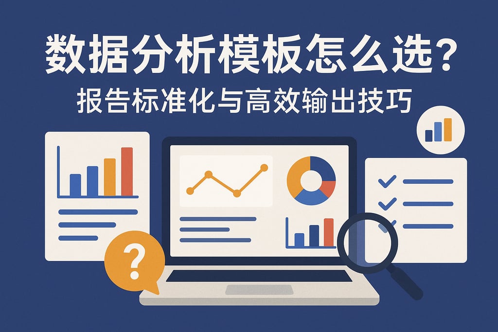 数据分析模板怎么选？报告标准化与高效输出技巧