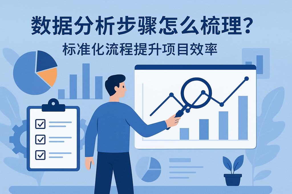 数据分析步骤怎么梳理？标准化流程提升项目效率