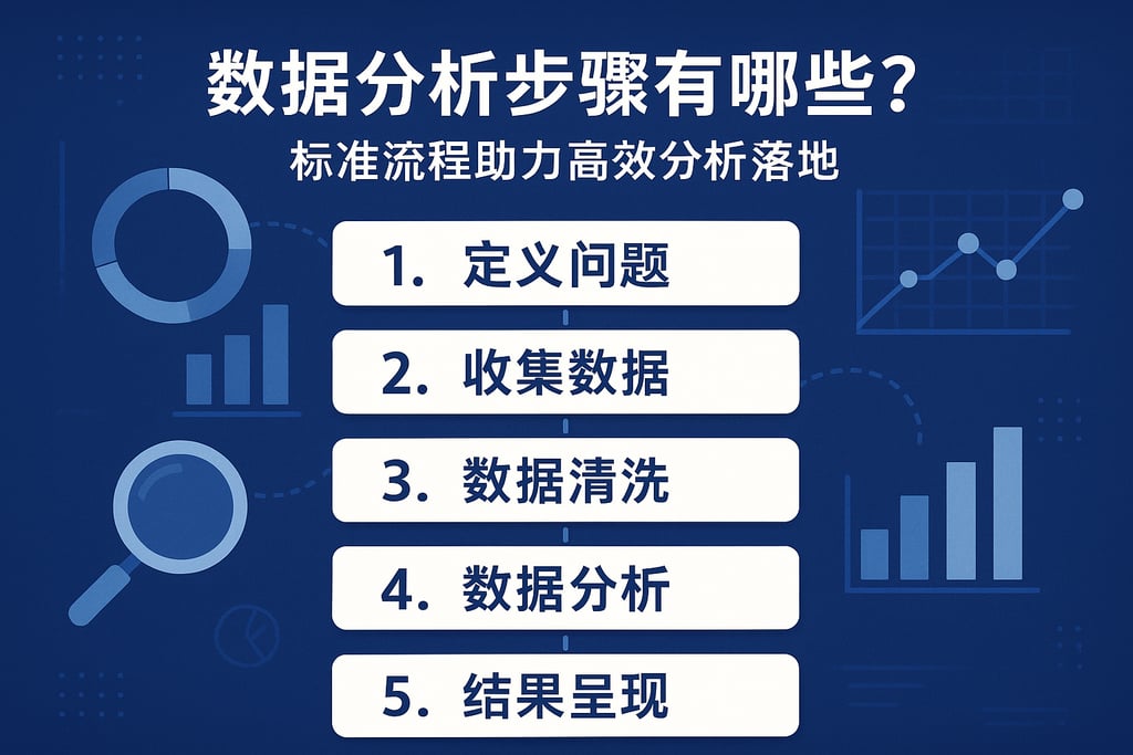 数据分析步骤有哪些？标准流程助力高效分析落地