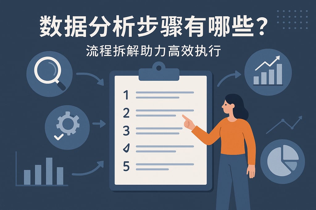 数据分析步骤有哪些？流程拆解助力高效执行