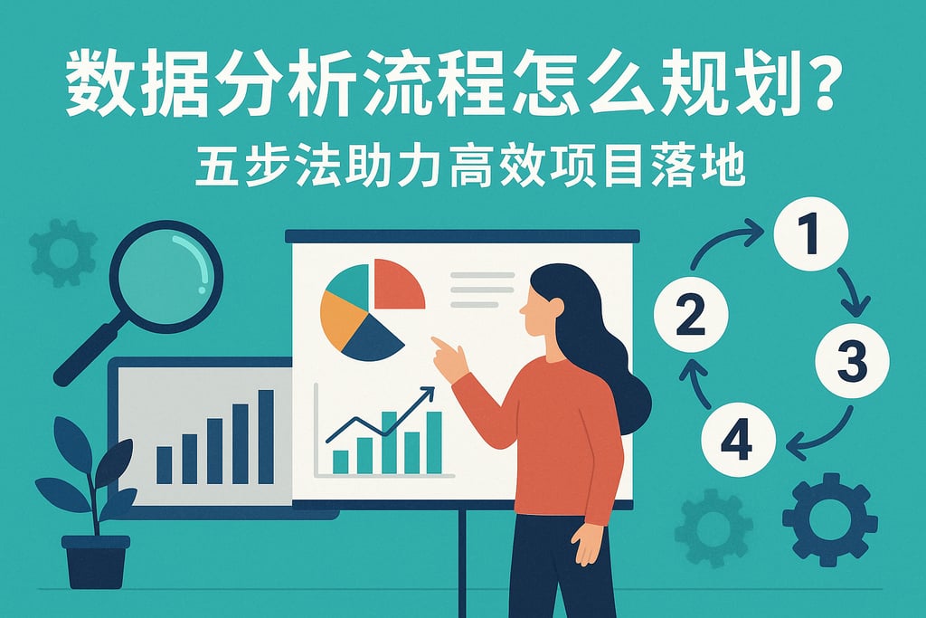 数据分析流程怎么规划？五步法助力高效项目落地