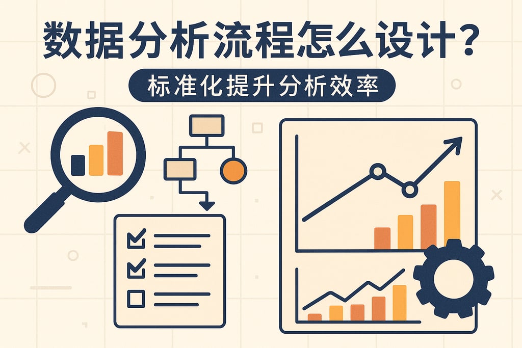 数据分析流程怎么设计？标准化提升分析效率